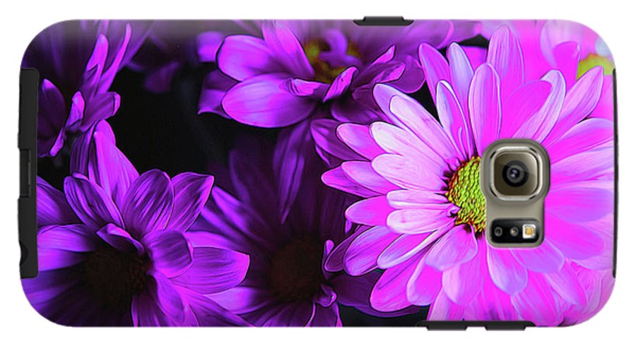 Purple Summer Daisies - Phone Case