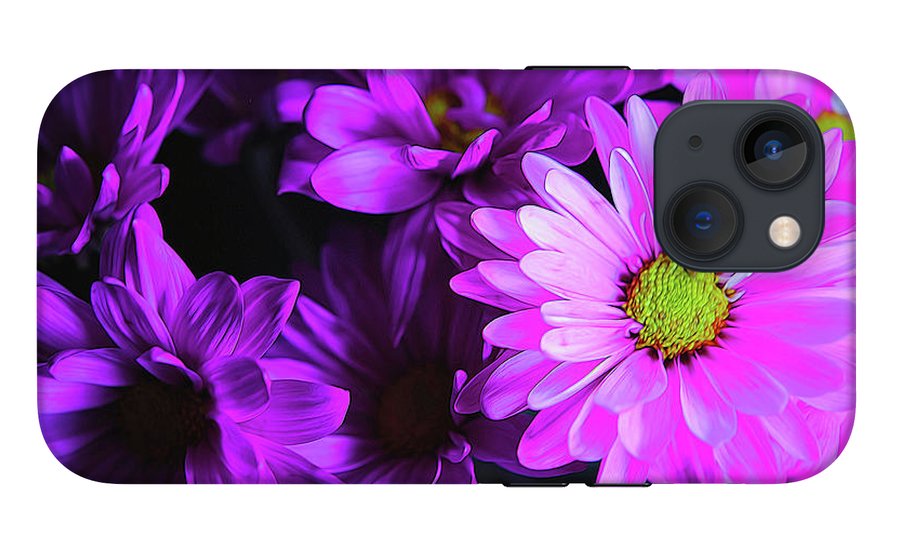 Purple Summer Daisies - Phone Case