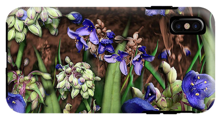 Purple Wildflowers - Phone Case
