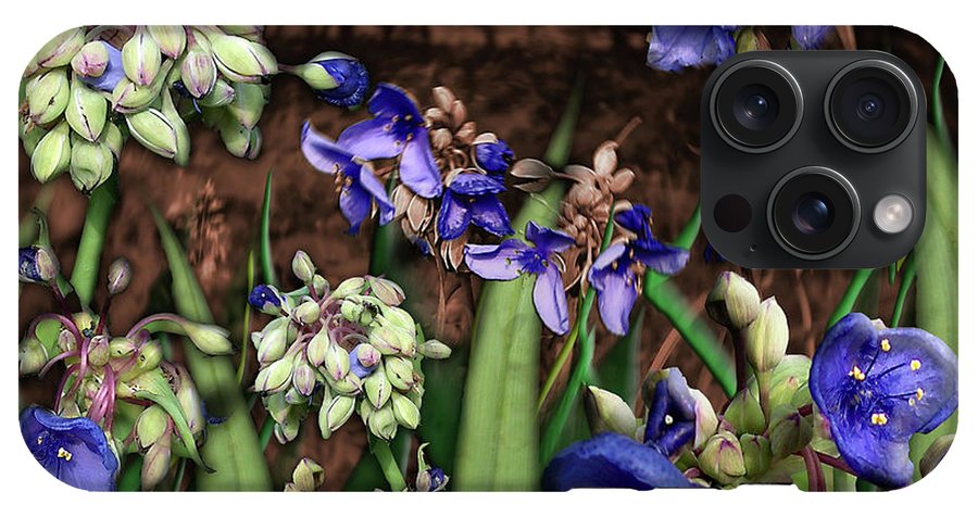 Purple Wildflowers - Phone Case