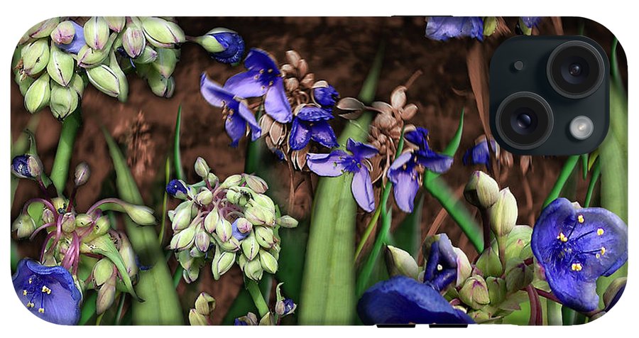 Purple Wildflowers - Phone Case