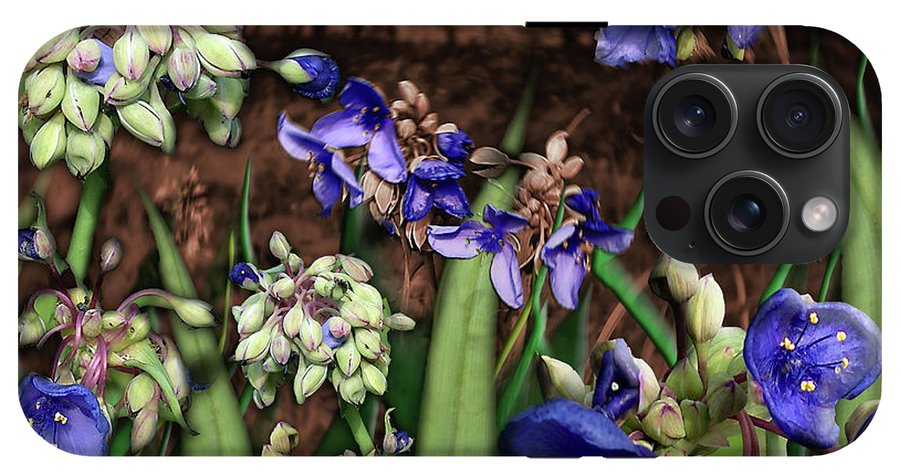 Purple Wildflowers - Phone Case