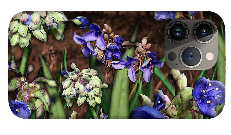 Purple Wildflowers - Phone Case