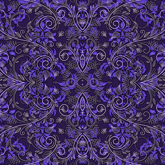Purple Lace and Vines Digital Image Download