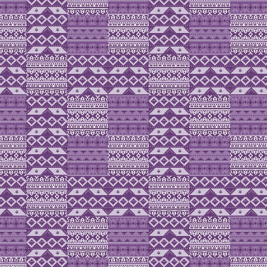 Purple Southwest Patchwork Digital Image Download