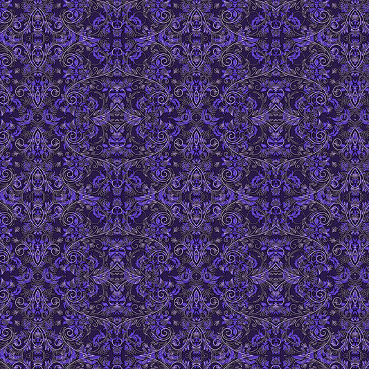 Purple Vines and Lace Digital Image Download
