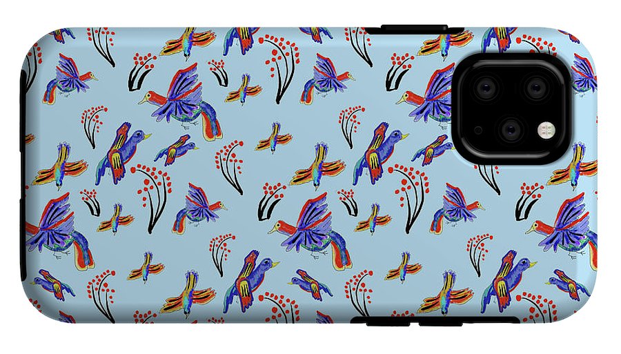 Rainbow Birds Pattern - Phone Case