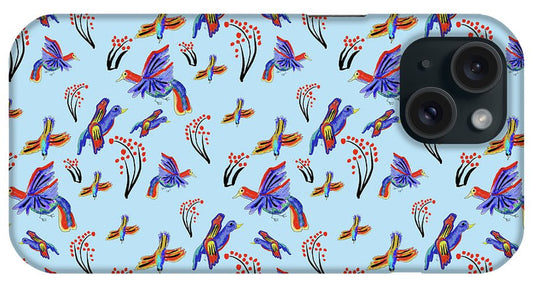 Rainbow Birds Pattern - Phone Case