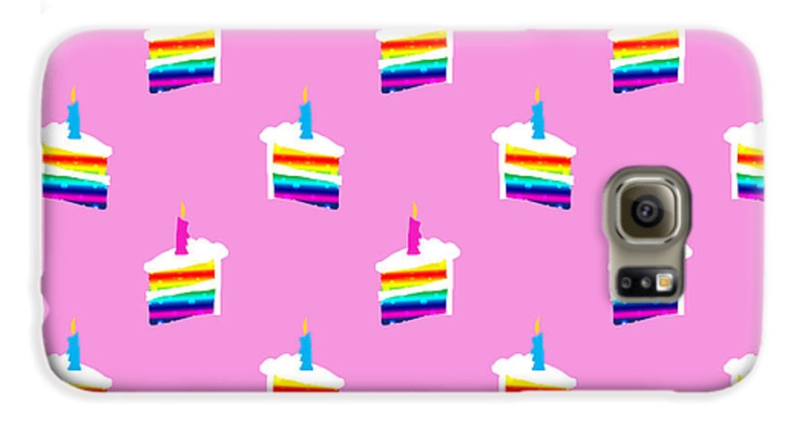Rainbow Birthday Cake Pattern - Phone Case
