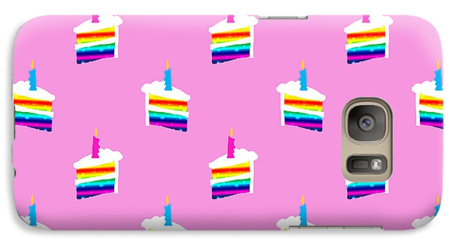 Rainbow Birthday Cake Pattern - Phone Case