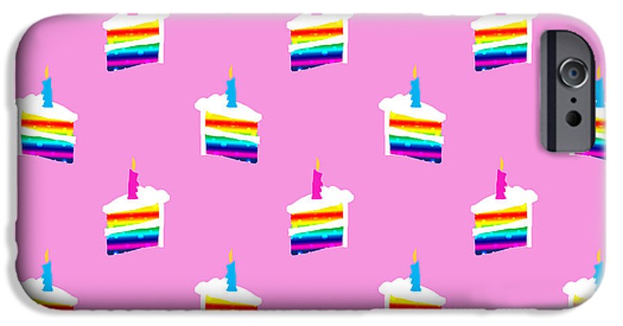 Rainbow Birthday Cake Pattern - Phone Case
