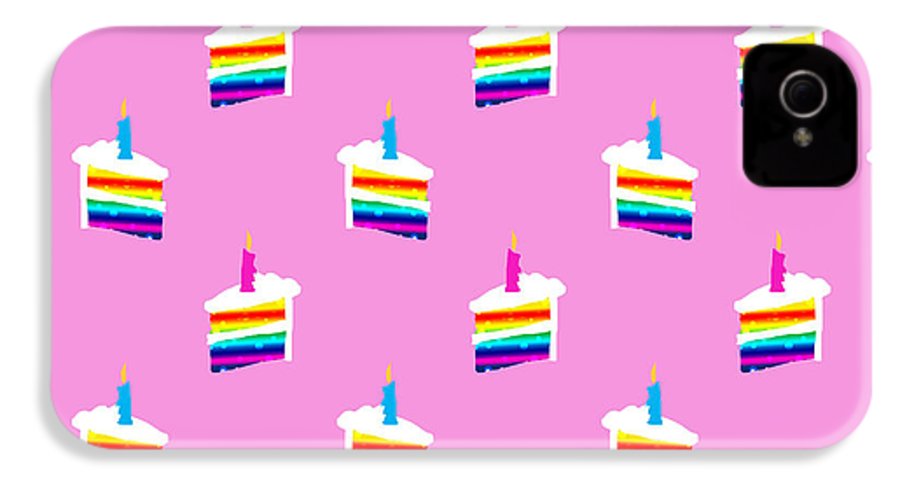Rainbow Birthday Cake Pattern - Phone Case