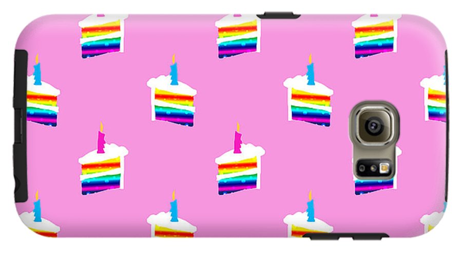 Rainbow Birthday Cake Pattern - Phone Case