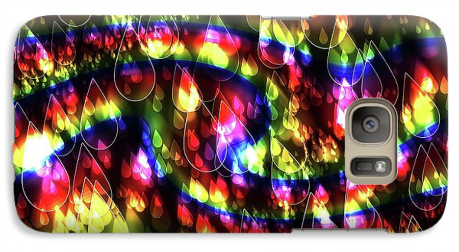 Rainbow Bokeh Raindrops - Phone Case