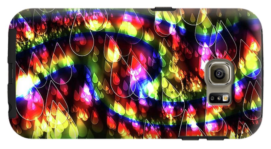 Rainbow Bokeh Raindrops - Phone Case
