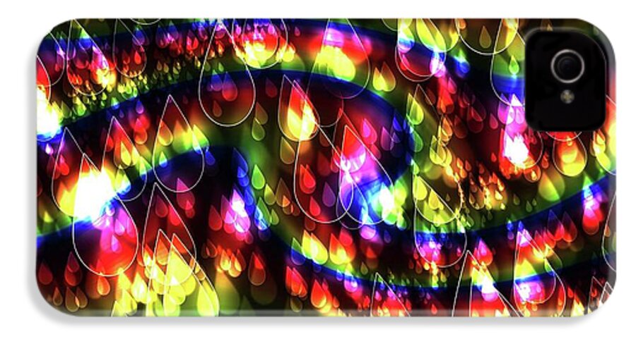 Rainbow Bokeh Raindrops - Phone Case