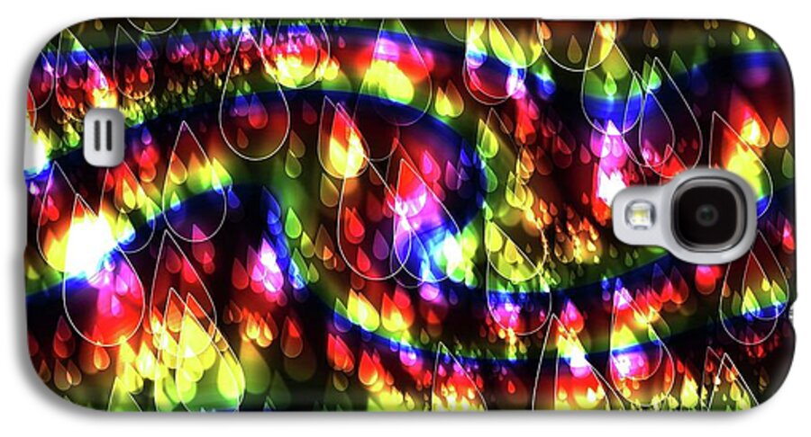 Rainbow Bokeh Raindrops - Phone Case