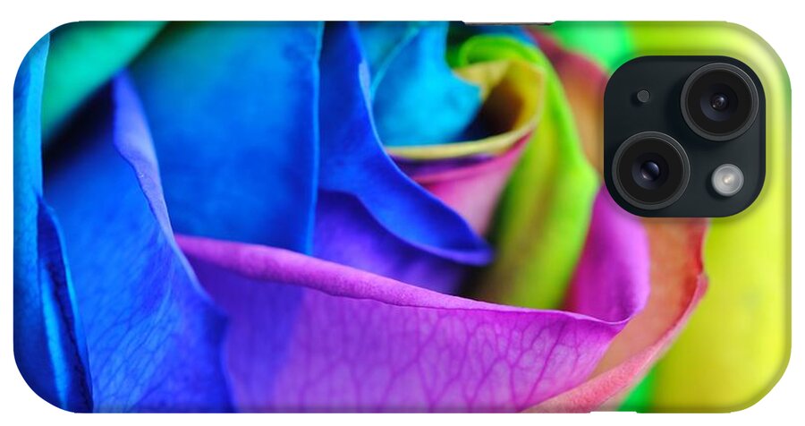 Rainbow Rose 13 - Phone Case