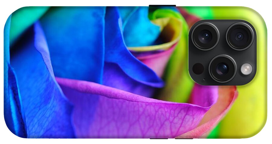Rainbow Rose 13 - Phone Case
