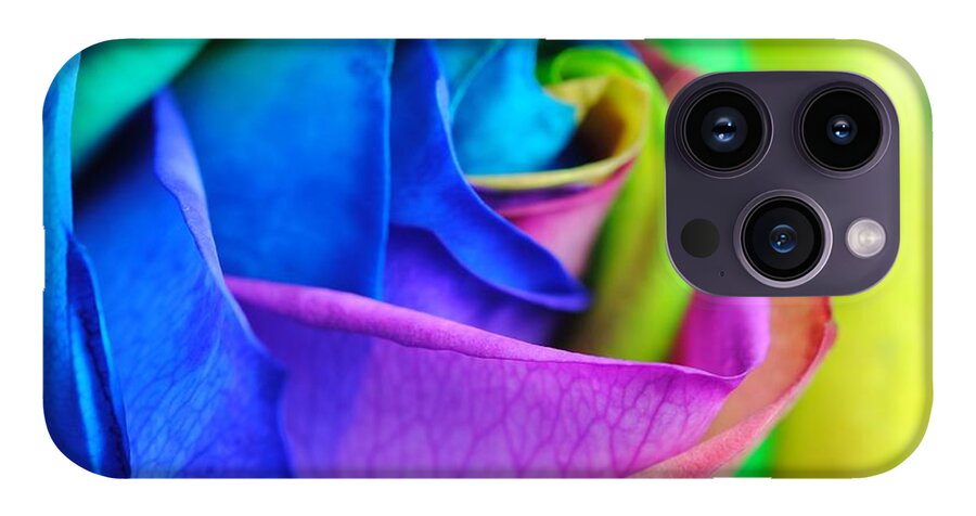 Rainbow Rose 13 - Phone Case