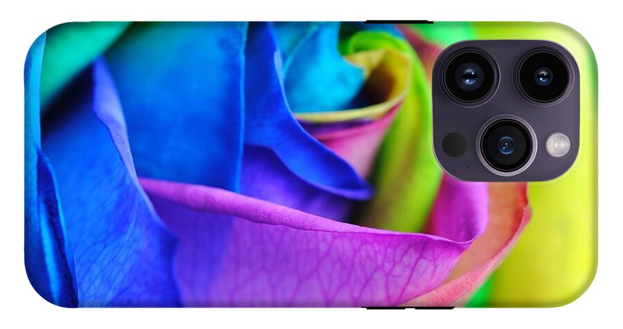 Rainbow Rose 13 - Phone Case