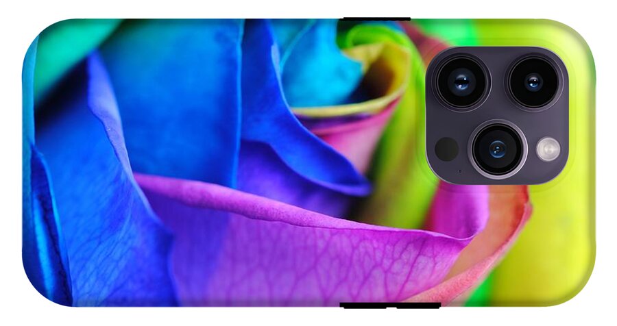 Rainbow Rose 13 - Phone Case