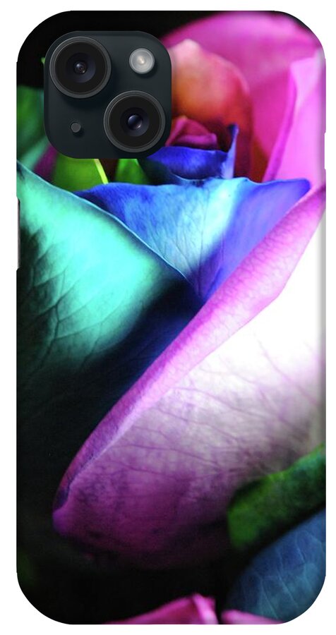 Rainbow Rose 14 - Phone Case