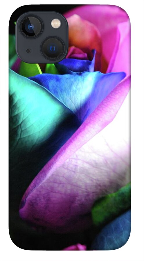 Rainbow Rose 14 - Phone Case