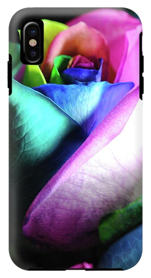 Rainbow Rose 14 - Phone Case