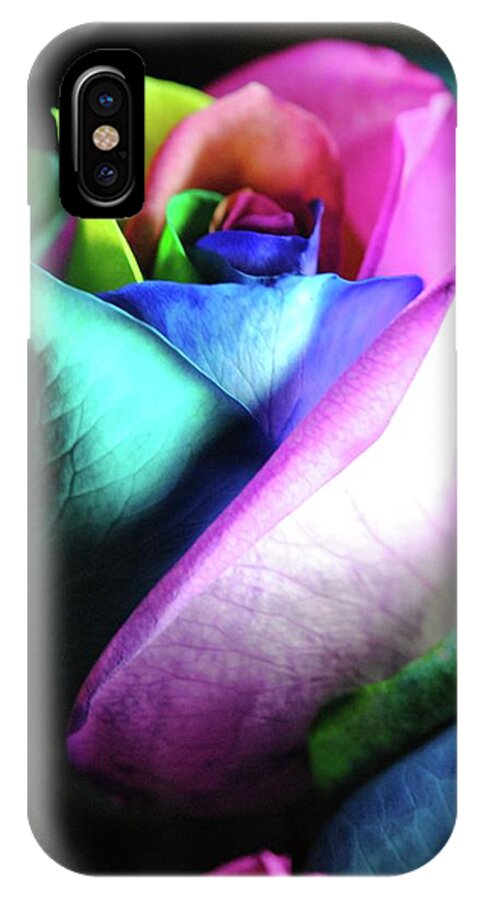 Rainbow Rose 14 - Phone Case