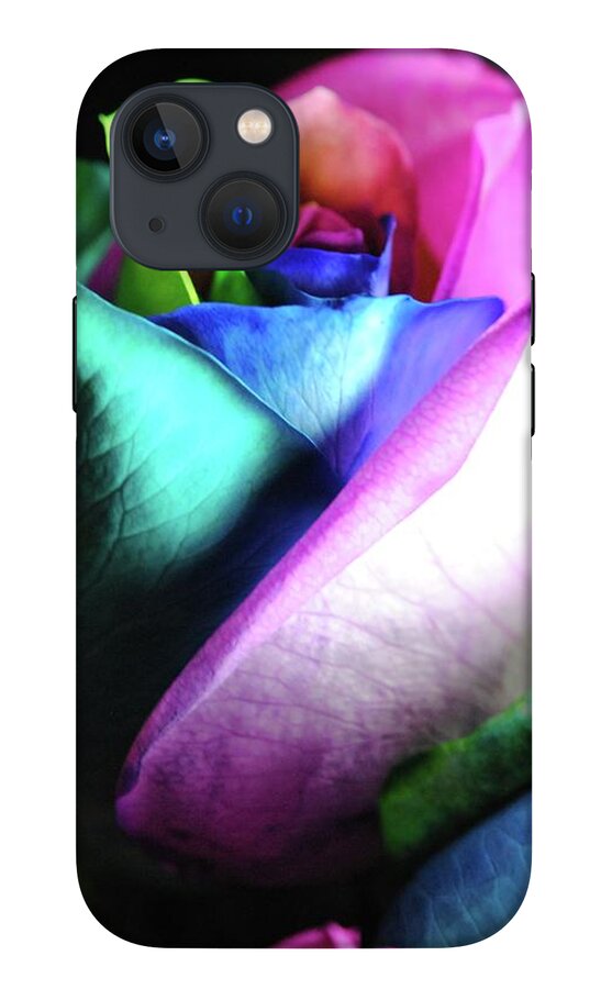 Rainbow Rose 14 - Phone Case