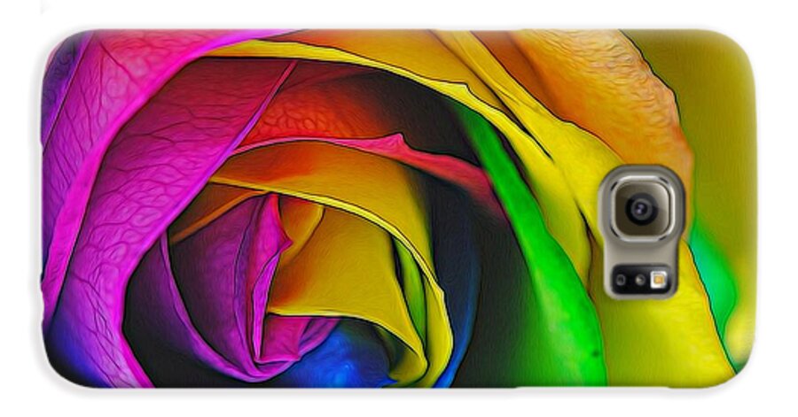 Rainbow Rose 23 - Phone Case