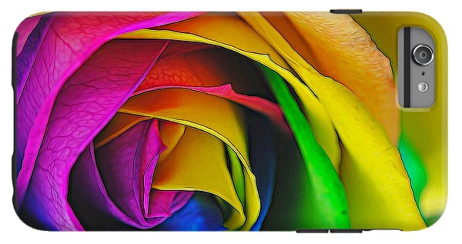 Rainbow Rose 23 - Phone Case