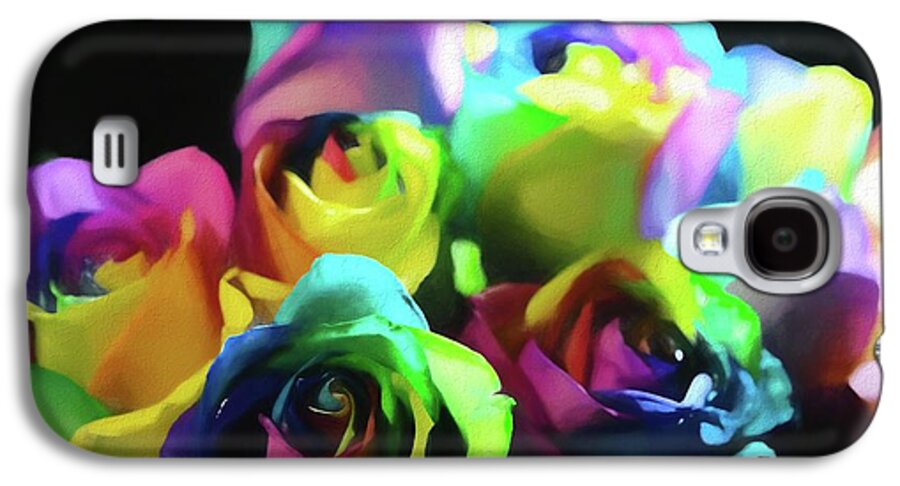 Rainbow Roses Watercolor - Phone Case
