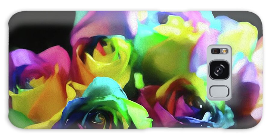 Rainbow Roses Watercolor - Phone Case