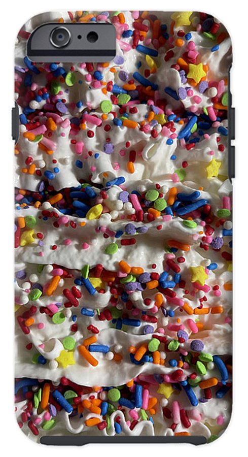 Rainbow Sprinkles On Whipped Cream - Phone Case