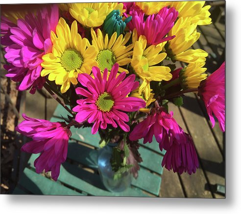 Raw Flowers 1 - Metal Print