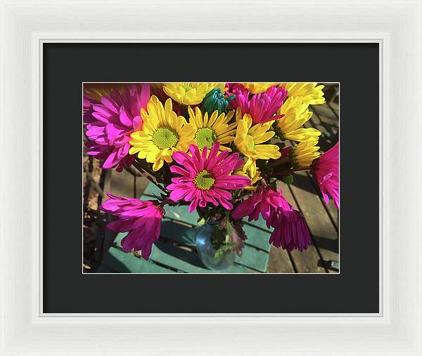 Raw Flowers 1 - Framed Print