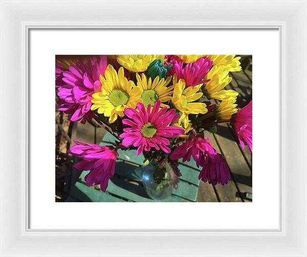 Raw Flowers 1 - Framed Print