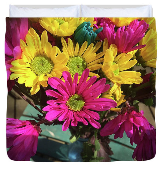 Raw Flowers 1 - Duvet Cover