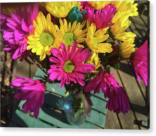 Raw Flowers 1 - Acrylic Print