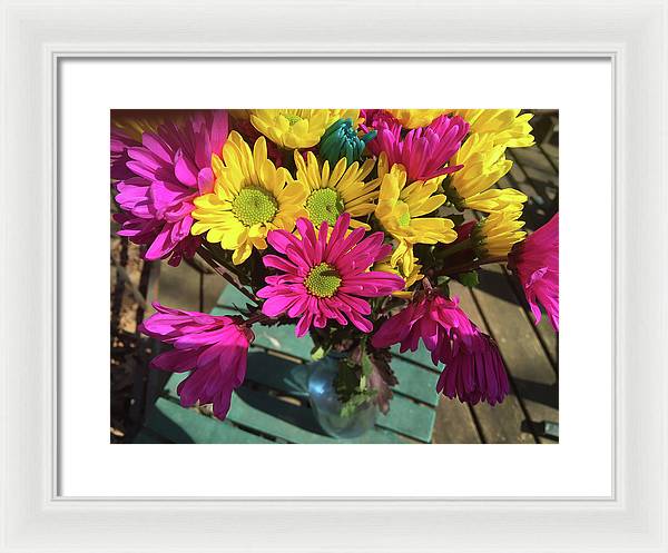 Raw Flowers 1 - Framed Print