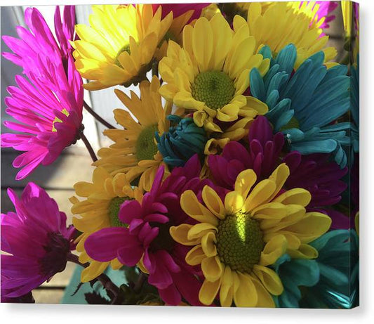 Raw Flowers 2 - Canvas Print
