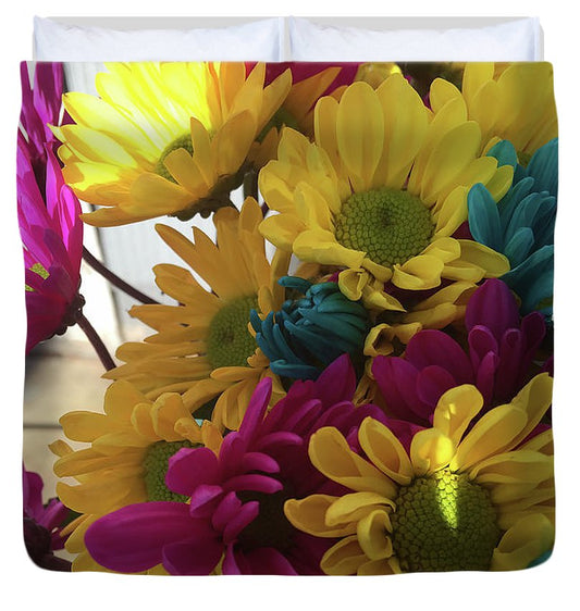 Raw Flowers 2 - Duvet Cover