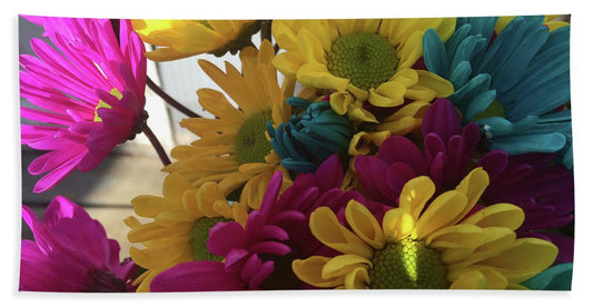Raw Flowers 2 - Beach Towel