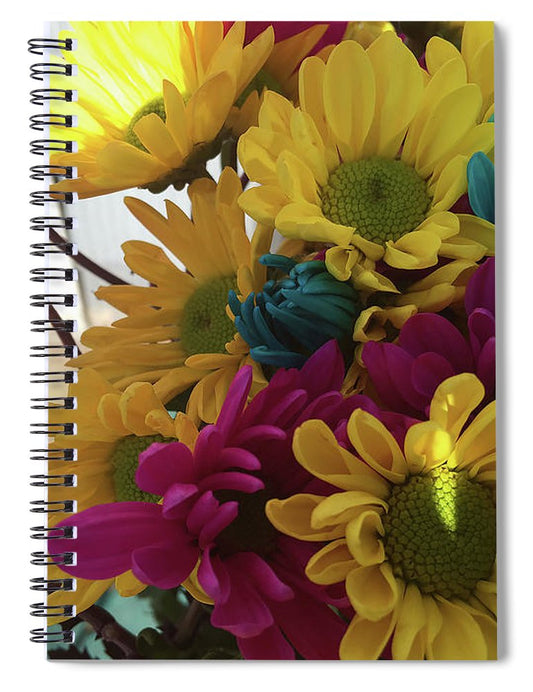 Raw Flowers 2 - Spiral Notebook