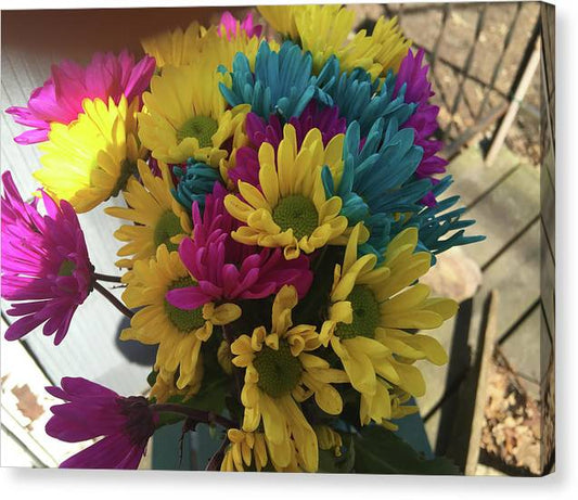 Raw Flowers 3 - Canvas Print