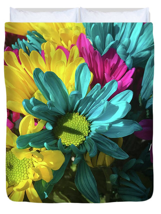 Raw Flowers 4 - Duvet Cover