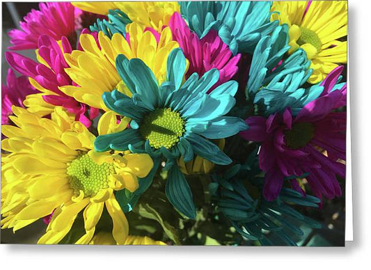 Raw Flowers 4 - Greeting Card