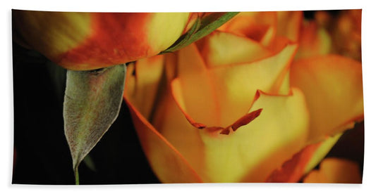Raw Flowers 6 - Beach Towel